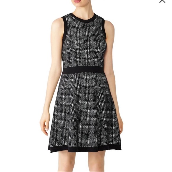 192 NWOT Kate Spade Wool Blend Mod Plaid Dress Size Medium - Picture 3 of 10
